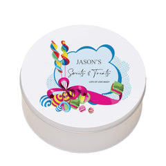 Personalised Any Name Sweet Storage Tin Gift Storage Tin ukgiftstoreonline