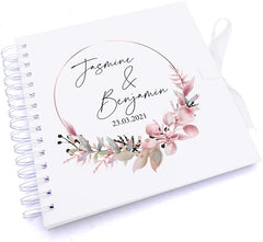 Personalised Wedding Day Gift Guest Book, Scrapbook, Photo album
