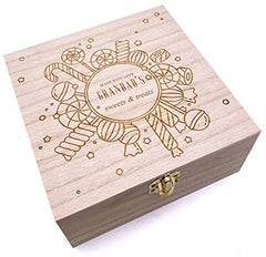 ukgiftstoreonline Personalised Sweets and Candy Wooden Box Gift