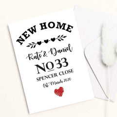 ukgiftstoreonline personalised New Home Print Gift NPR9
