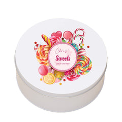 Personalised Any Name Candy Sweet Storage Tin Gift