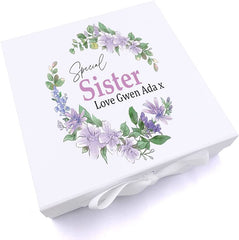 ukgiftstoreonline Personalised Special Sister Keepsake Memory Box Gift