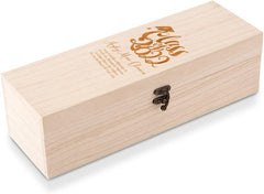 Personalised Wooden Wine or Champagne Box Graduation Keepsake Gift