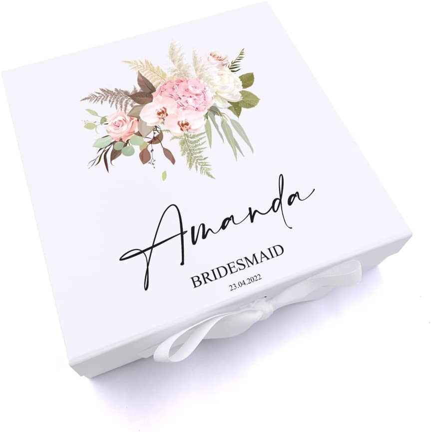 Personalised Bridesmaid Proposal Gift Box, Wedding Role, Maid of Honour