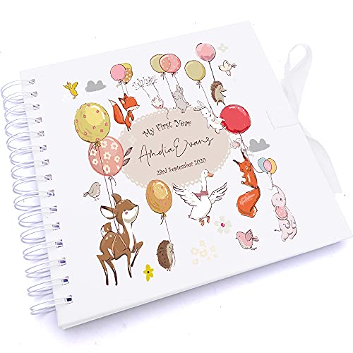 Personalised My First Year Birthday Scrapbook Photo Album