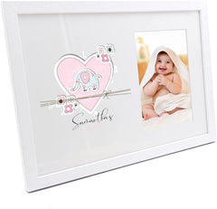 Personalised Baby Shower Heart Design Photo Frame – ukgiftstoreonline