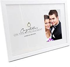 Personalised Congratulations on your Engagement Photo Frame