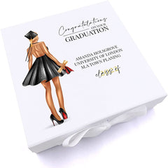 Personalised Female Girls Graduation Keepsake Memory Gift Box Gift