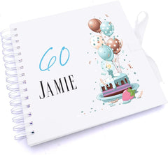 Personalised 60th Birthday Gifts for Him Scrapbook Photo Album