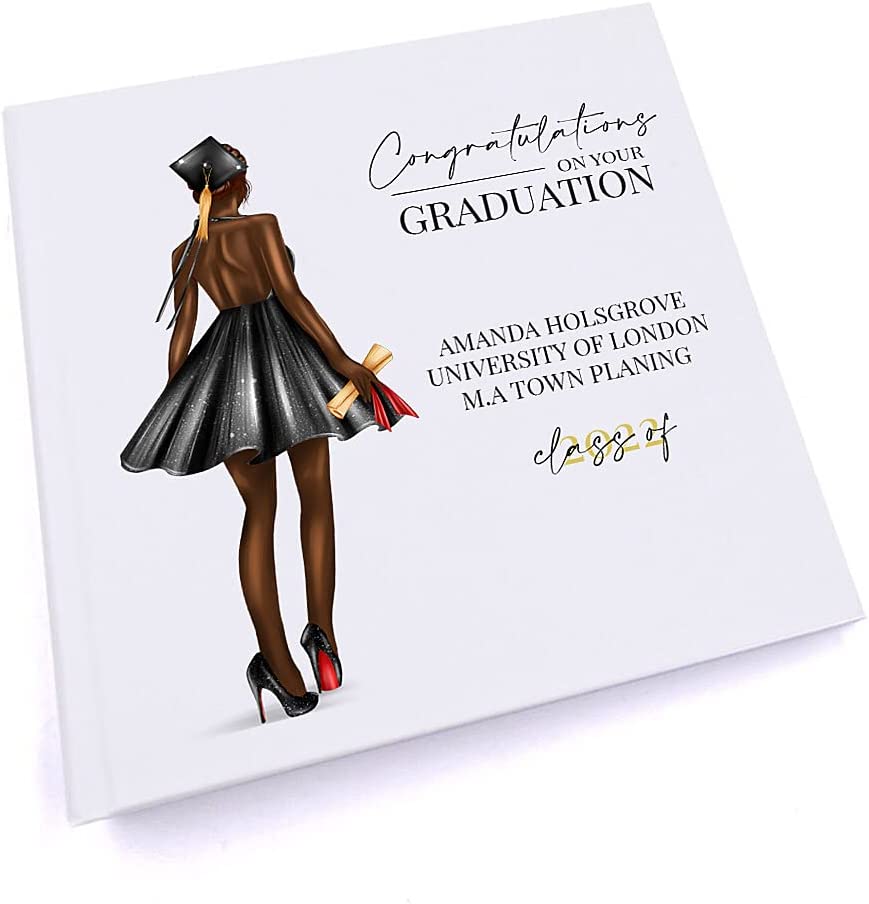 Personalised Female Girls Graduation Photo Album Keepsake Gift