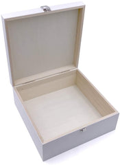 ukgiftstoreonline Personalised Luxury Wooden 25th Wedding Anniversary Keepsake Box