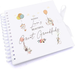 Personalised Nannys Great Grandkids Scrapbook Photo Album