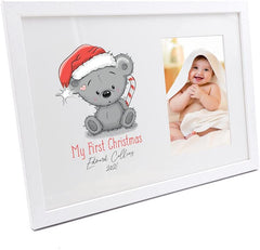 Personalised My First Christmas Photo Frame