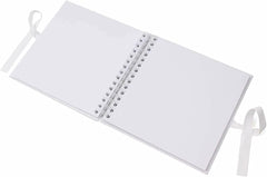 Personalised Wedding Scrapbook Guest Book, Photo Album Leaf Number Design