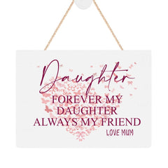 ukgiftstoreonline Personalised Daughter Sentiment Keepsake Plaque Gift