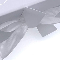 ukgiftstoreonline White Communion Keepsake Memory Box Gift With Silver Debossed Print