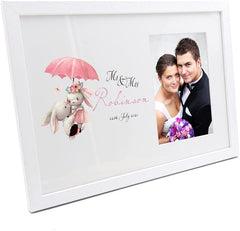 Personalised Mr & Mrs Robinson Wedding Anniversary Photo Frame