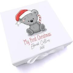 ukgiftstoreonline Personalised My First Christmas Keepsake Memory Box Gift