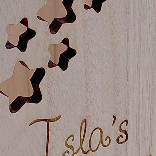 Star Themed Pencil Holder Personalised Wooden Pencil Pot Gifts For Kids