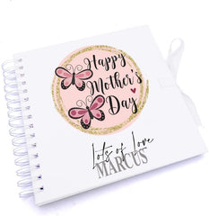 Personalised Happy Mothers Day Gift Scrapbook Photo Album