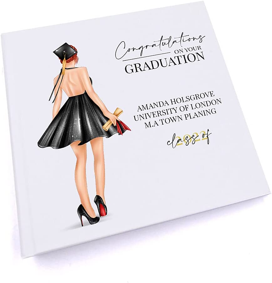 Personalised Female Girls Graduation Photo Album Keepsake Gift