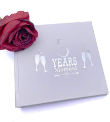 ukgiftstoreonline 5th Anniversary Photo Album For 50 x 6 by 4 Photos