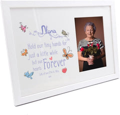 Personalised Nans Hold Our Hands Photo Frame