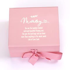 ukgiftstoreonline Personalised Mummy Pink Gift Box With Sentiment