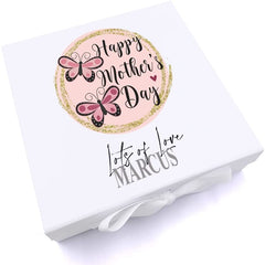 Personalised happy mothers day Gift Keepsake Memory Box
