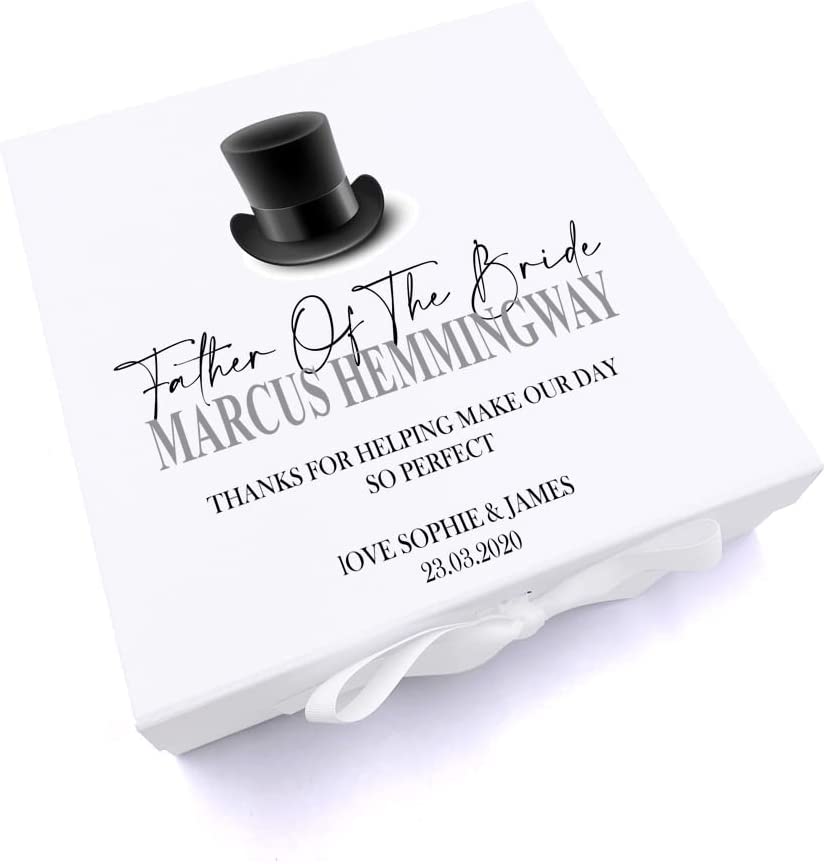 Personalised Father Of The Bride Gift Box