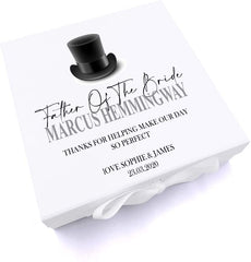 Personalised Father Of The Bride Gift Box