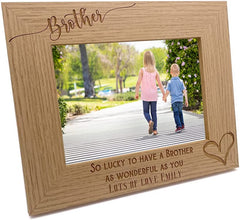 Personalised Nephew As Wonderful As You Photo Frame gift Nephew Photo Frame ukgiftstoreonline 4 x 6 Inch