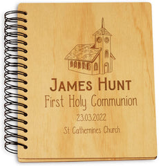 Personalised First Holy Communion Photo Album Church Design