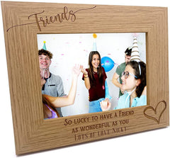 Personalised Friends As Wonderful As You Photo Frame gift