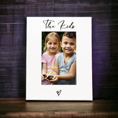 White 6x4 Portrait Picture Photo Frame The Kids Heart
