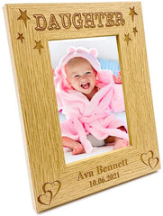 Personalised Daughter Photo Frame Gift Portrait