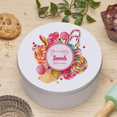 Personalised Grandad's Candy Sweet Storage Tin Gift