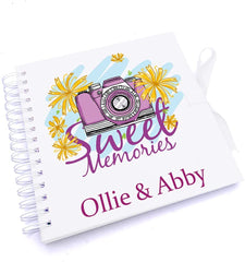 Personalised Memories Scrapbook Photo Album for Couples Friends or Family