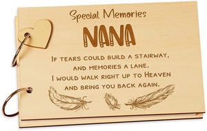 Nana In Loving Memory Scrap Book Photo Album Guest Book