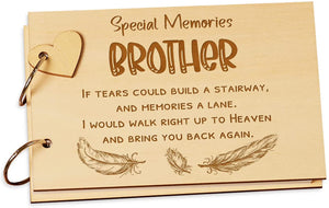 Brother In Loving Memory Scrap Book Photo Album Guest Book