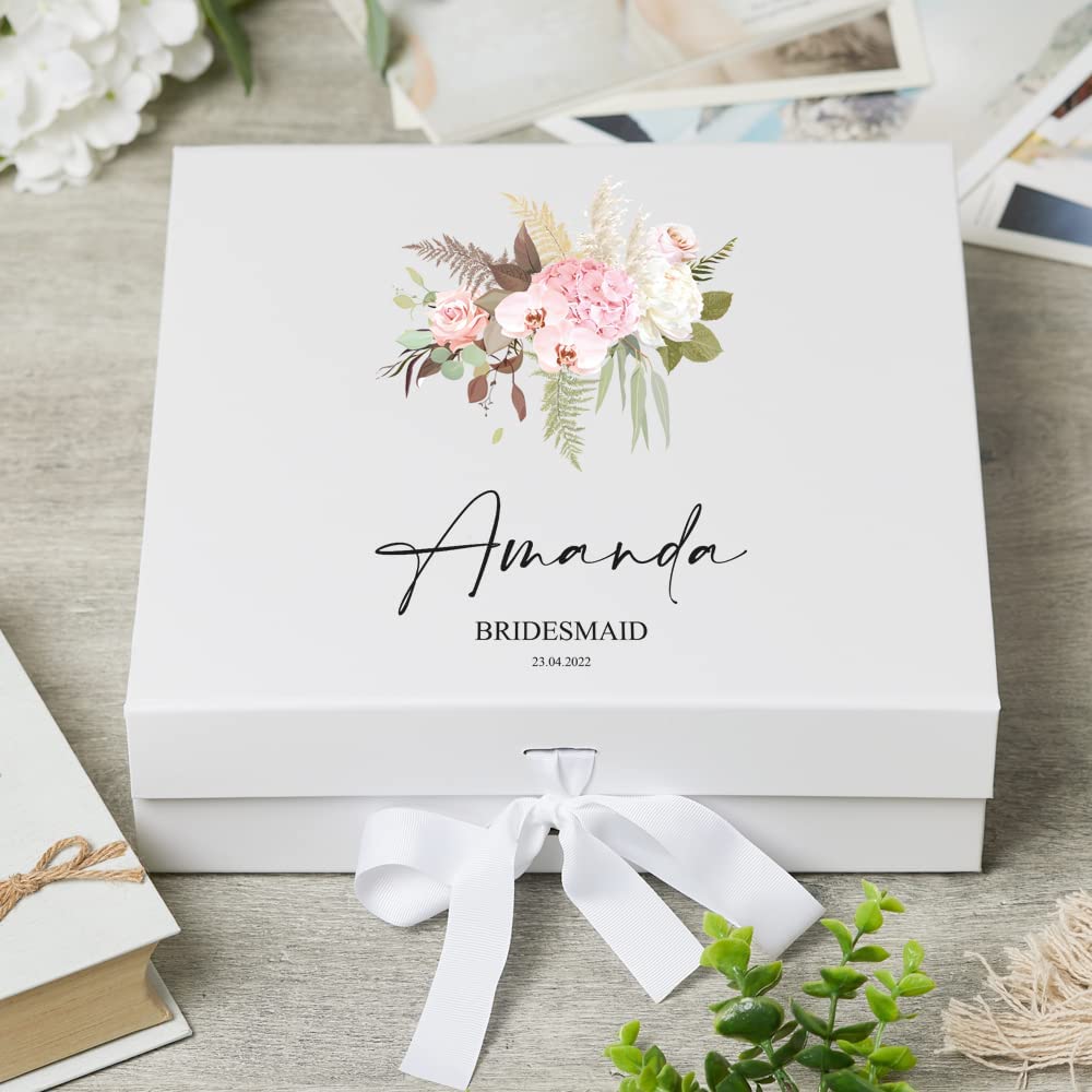 Personalised Bridesmaid Proposal Gift Box, Wedding Role, Maid of Honour