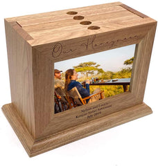 ukgiftstoreonline Personalised Honeymoon Photo Box Album 72 Photos and 6x4 Frame