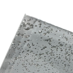 ukgiftstoreonline Personalised Beautiful Grey Glass and Glitter Photo Frame Gift
