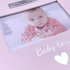 ukgiftstoreonline Personalised Baby Girl Photo Album 160 Pictures