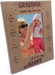 Personalised Grandma Photo Frame Gift The Reasons I Love You