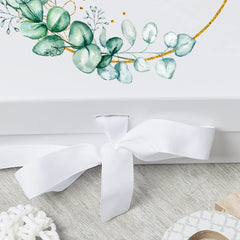 Personalised Mother Of The Bride Wedding Keepsake Box Gift With Wreath