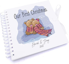 Personalised Our First Christmas Scrapbook Photo Album