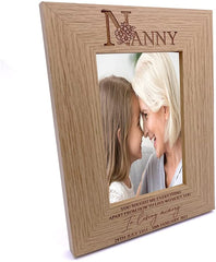 Personalised Nanny In Loving Memory Remembrance Photo Frame Live Without You