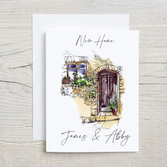 Personalised Congratulations On Your New Home Card