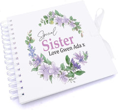 Personalised Special Sister Scrapbook Photo Album